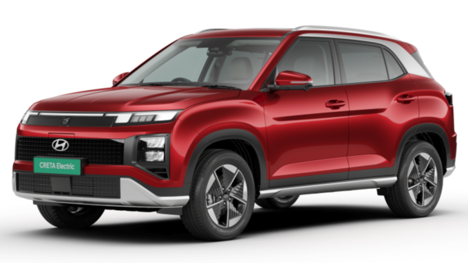 Hyundai Creta EV Fiery Red