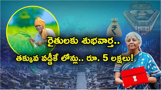 బడ్జెట్‌లో రైతులకు గుడ్‌న్యూస్.. తక్కువ వడ్డీకే రుణాలు.. పరిమితి పెంపు.. ఇక రూ. 5 లక్షలు