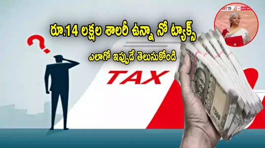 Income Tax: మీ శాలరీ రూ.14 లక్షలు ఉన్నా నో ట్యాక్స్.. ఈ చిన్న ట్రిక్ పాటిస్తే చాలు..!