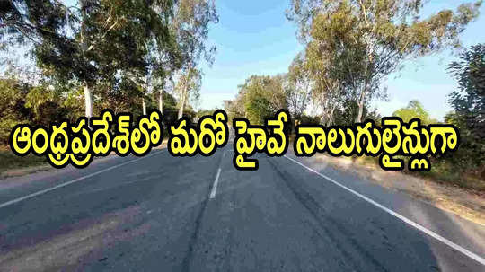 ఏపీలో మరో నేషనల్ హైవే నాలుగు లైన్లుగా.. ఈ రూట్‌లోనే, తమిళనాడుకు కనెక్టివిటీ