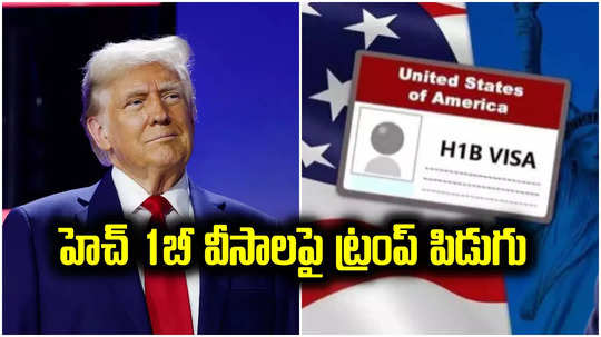 Donald Trump: హెచ్ 1బీ వీసాదారులకు ట్రంప్ మరో బిగ్ షాక్.. ఇక ఆ విధానం రద్దు!