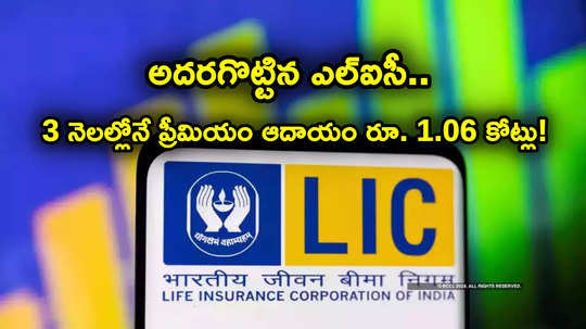 LIC Q3 Results: ఎల్ఐసీకి రూ. 11 వేల కోట్ల లాభం.. ప్రీమియంలతోనే 3 నెలల్లో 1.06 లక్షల కోట్లు.. షేర్ డౌన్!