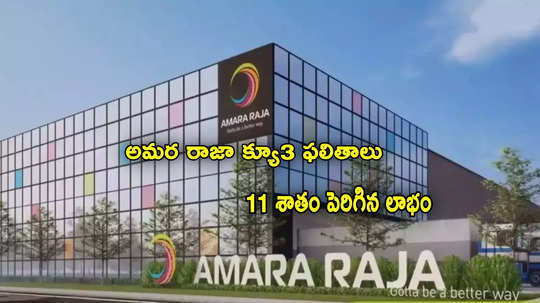 Amara Raja: ఏపీ టీడీపీ మాజీ నేత కంపెనీ.. క్యూ3లో రూ.300 కోట్ల లాభం.. ఫోకస్‌లోకి స్టాక్