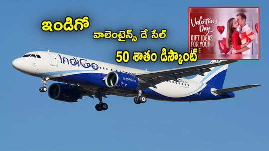 Flight Ticket: ఇండిగో వాలెంటైన్స్ డే సేల్.. విమాన టికెట్లపై 50 శాతం డిస్కౌంట్.. నేటి నుంచే షురూ..!