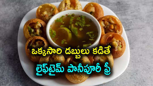 Pani Puri: పానీపూరీ లవర్స్‌కు గుడ్‌న్యూస్.. ఒక్కసారి డబ్బులు కడితే జీవితాంతం ఫ్రీ