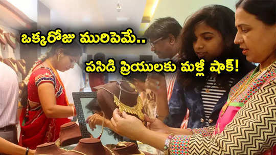 Gold Rate Today: పసిడి ప్రియులకు ఒక్కరోజు మురిపెమే.. సడెన్‌గా మళ్లీ ఇలా.. తులం గోల్డ్ ఎంతంటే?