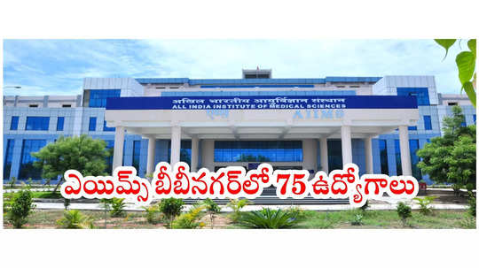 Telangana : తెలంగాణ - ఎయిమ్స్‌ బీబీనగర్‌లో 75 ఉద్యోగాలు.. ఇంటర్వ్యూ ద్వారా అభ్యర్థుల ఎంపిక