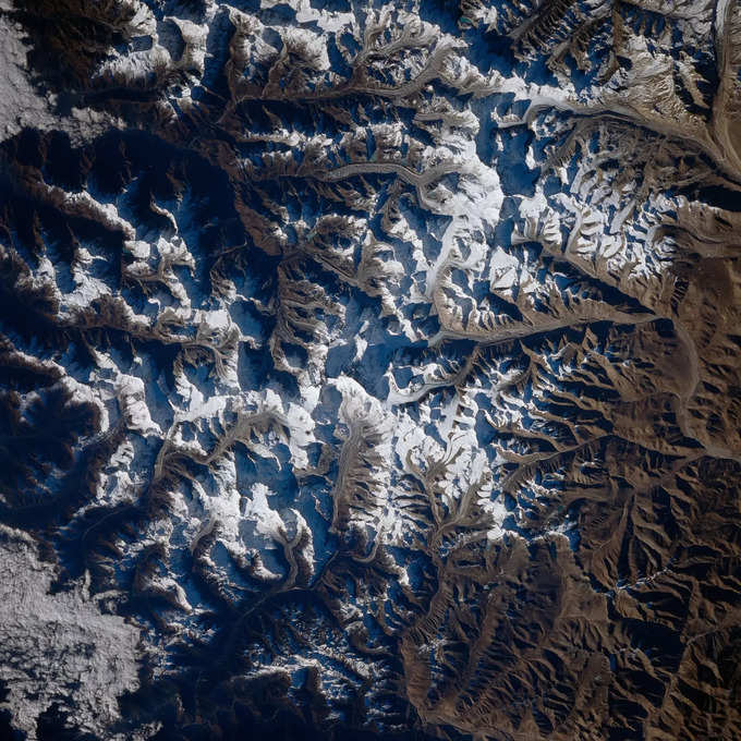 Mount Everest From Space Nasa Photo