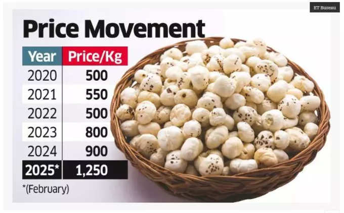 Makhana Price Movement