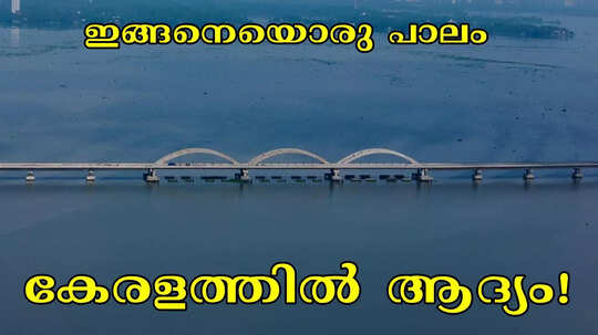 കായലിന് കുറുകെയുള്ള കേരളത്തിലെ ഏറ്റവും വലിയ പാലം പൂർത്തിയാകുന്നു; 34 തൂണുകളിൽ ഉയർന്ന് പെരുമ്പളം പാലം; ചെലവ് 100 കോടി