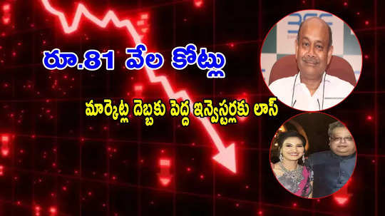 Stock Market: డీమార్ట్ ఓనర్‌కి రూ.64 వేల కోట్లు నష్టం.. మార్కెట్ దెబ్బకు పెద్ద ఇన్వెస్టర్ల సంపద ఆవిరి!