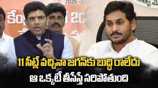 చంద్రబాబు మంచితనం వల్లనే ఆగుతున్నారు.. జగన్‌పై కేంద్ర మంత్రి కీలక వ్యాఖ్యలు