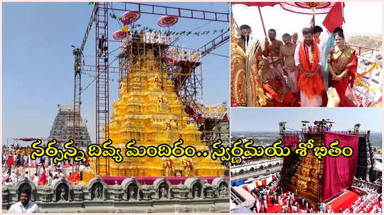 యాదగిరిగుట్ట స్వర్ణ విమాన గోపురం.. ఆవిష్కరించిన సీఎం రేవంత్, గోపురం విశేషాలివే..