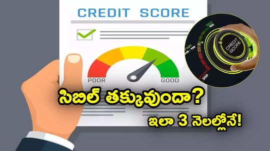 Credit Score: సిబిల్ తక్కువుందా? 3 నెలల్లోనే ఈజీగా పెంచుకోవచ్చు.. స్టెప్ బై స్టెప్ ప్రాసెస్ ఇదే..