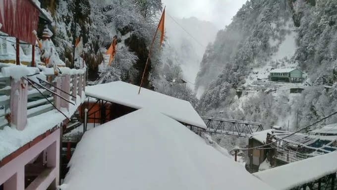 Uttarakhand Snowfall Photos