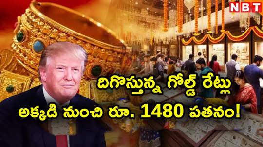 రూ. 1480 పడిపోయిన గోల్డ్ రేటు.. ఆల్ టైమ్ గరిష్టాల నుంచి పతనం.. ఇంకా తగ్గుతుందా?