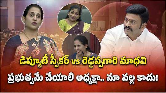 ఇది మా తాహతుకు మిచ్చింది అధ్యక్షా.. ప్రభుత్వమే చేయాలి: రెడ్డప్పగారి మాధవి