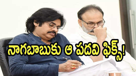 నాగబాబుకు మంత్రి పదవి లేనట్లే?.. పవన్ కళ్యాణ్ కీలక నిర్ణయం, ఆ కీలక పదవి పక్కా!