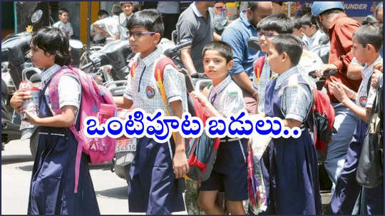 Half Day Schools : తెలంగాణ రాష్ట్రంలో ఒంటిపూట బడులు.. ఎప్పటి నుంచో తెలుసా?