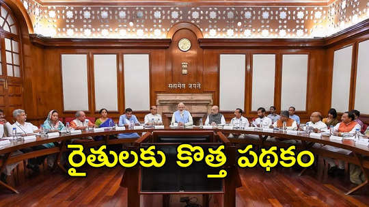 Cabinet Meeting: రైతులకు కేంద్రం గుడ్‌న్యూస్.. రూ.3880 కోట్లతో మరో కొత్త పథకం