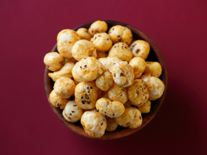 roasted masala makhana lotus seed fox nut