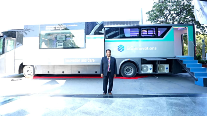 mobile telesurgery unit ‌by SS Innovations