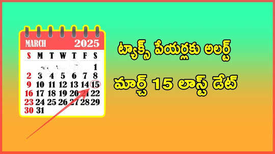 Advance Tax: మీ ట్యాక్స్ రూ.10 వేలు దాటుతుందా? అయితే మార్చి 15 లాస్ట్ డేట్.. వెంటనే ఇలా చేయండి!