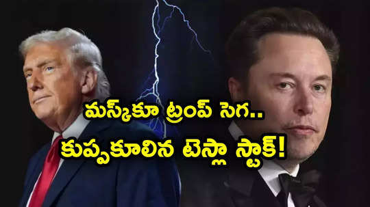 Tesla Shares: మస్క్‌‌పైనా ట్రంప్ దెబ్బ.. కుప్పకూలిన టెస్లా స్టాక్.. రూ. 70 లక్షల కోట్లు ఫట్.. 3 నెలల్లోనే!