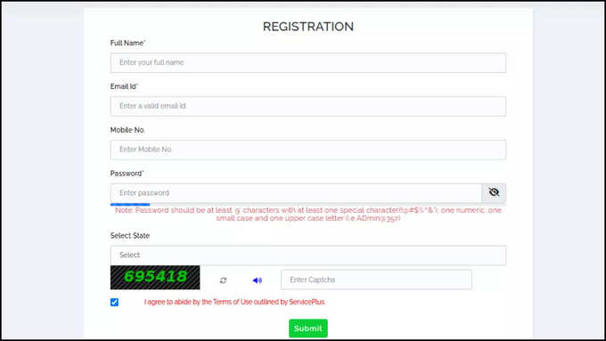 Haryana Divyang Pension Registration