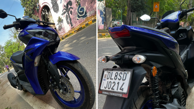 Yamaha Aerox 155 Review: स्टाइलिश लुक और मॉडर्न डिजाइन