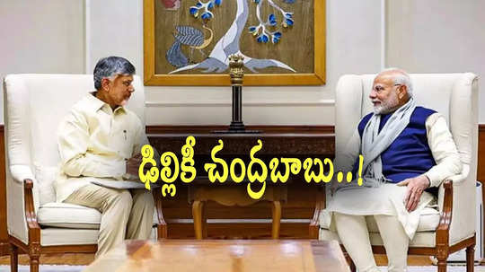 ఢిల్లీ వెళ్లనున్న సీఎం చంద్రబాబు.. ప్రధానితో భేటీ.. కారణాలివే..