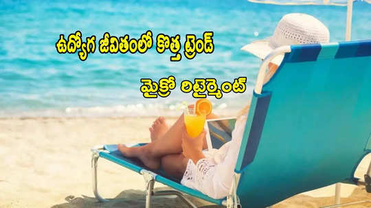 Micro Retirement: 'వయసులో ఉన్నప్పుడే ఎంజాయ్ చేయాలి బ్రో'.. ఉద్యోగుల్లో మైక్రో రిటైర్మెంట్ ట్రెండ్.. అసలేంటిది?