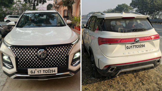 MG Hector Plus Diesel Manual: मस्कुलर लुक