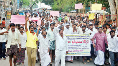 ಸೂಳೆಕೆರೆ ನೀರಿಗಾಗಿ ಪ್ರತಿಭಟನೆ