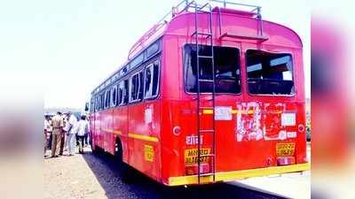 ಮಹಾಮೇಳಾವಕ್ಕೆ ವಿರೋಧ: ಬಸ್‌ಗೆ ಬೆಂಕಿ