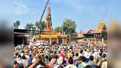 ಬೃಹತ್ ಏಕಶಿಲಾ ಆಂಜನೇಯ ಅನಾವರಣ