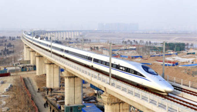 चीन की हाई-स्पीड ट्रेन
