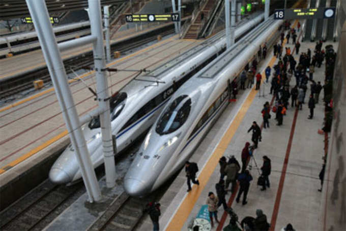 चीन की हाई-स्पीड ट्रेन
