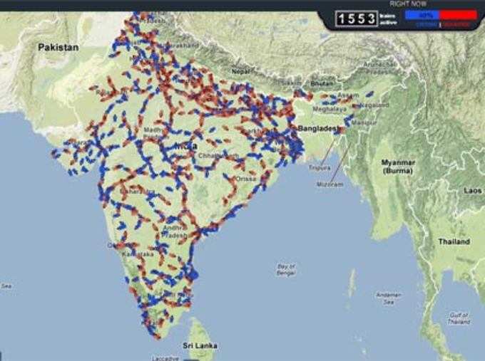 एक क्लिक से जानिए, कितनी लेट है आपकी ट्रेन