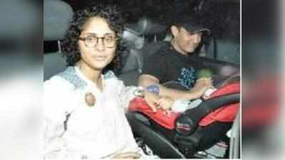 पीके के सेट पर विद फैमिली आमिर