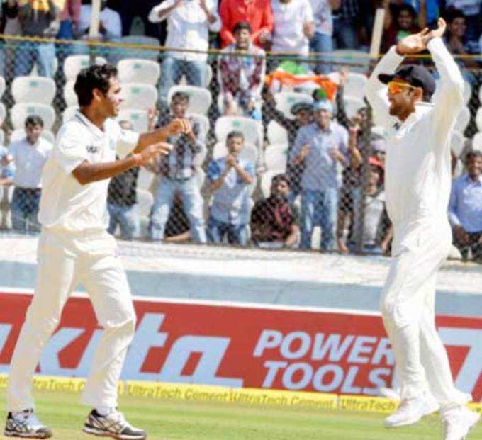 हैदराबाद टेस्ट के 10 रेकॉर्ड