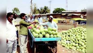 ಬಿಸಿಲಿನತಾಪ;ತಂಪುಪಾನೀಯಕ್ಕೆ ಬೇಡಿಕೆ