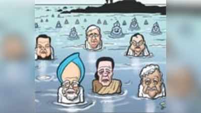 डूब गई नेताओं की नाव