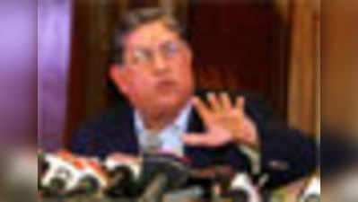 BCCI कार्यकारिणी की बैठक में भाग नहीं लेंगे श्रीनिवासन