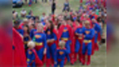 867 लोग सुपरमैन की ड्रेस में