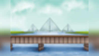 पांच साल में भी आजाद मार्केट पुल पूरा नहीं