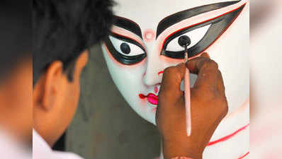 दुर्गा माता की सुंदर आंखों के एक्सप्रेशन हैं बेहद खास