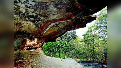 ಭೀಂಬೇಟ್ಕದಲ್ಲಿ ವರ್ಣ ಚಿತ್ತಾರ