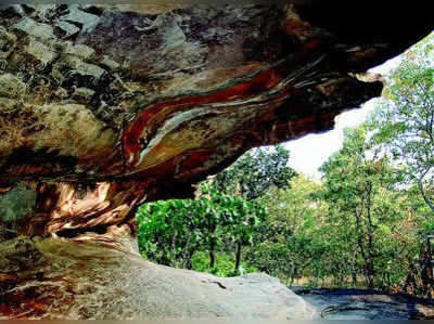 ಭೀಂಬೇಟ್ಕದಲ್ಲಿ ವರ್ಣ ಚಿತ್ತಾರ