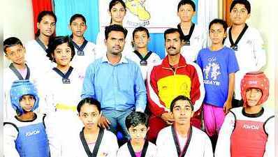 ಟೆಕ್ವಾಂಡೋ : ಜಿಲ್ಲೆಯ 13 ವಿದ್ಯಾರ್ಥಿಗಳು